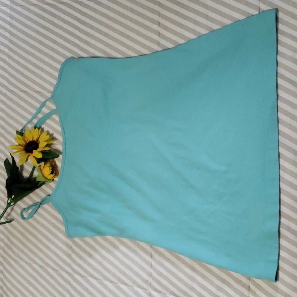 2/$8  Sonoma Everyday Cami "Secret Blu" light turquoise Sz S